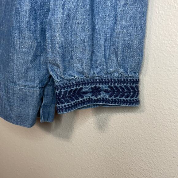 J. CREW Chambray Top Size XXS - Picture 4 of 8
